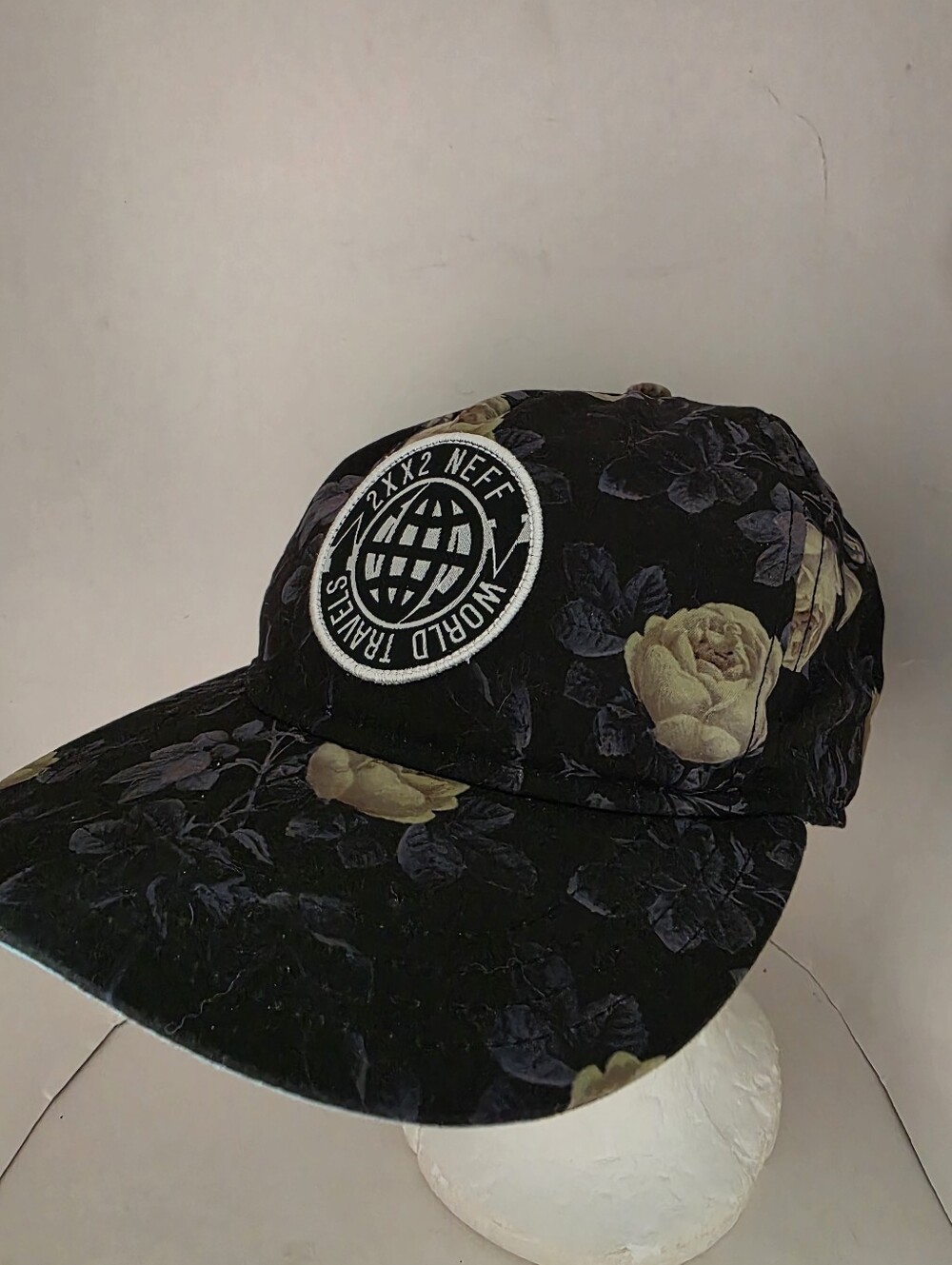 Neff World Travels Floral Snapback Cap adjustable baseball hat skate Snow